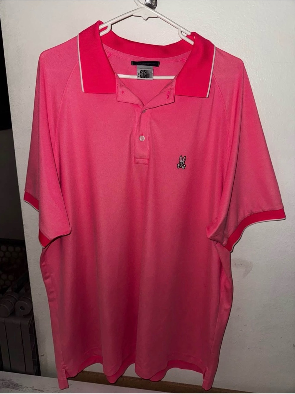 Psycho Bunny Men's Coral Polo Shirt